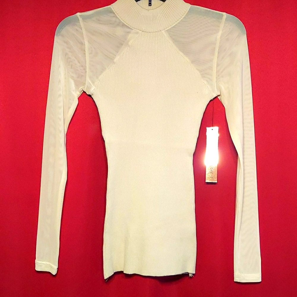 Nude junior top